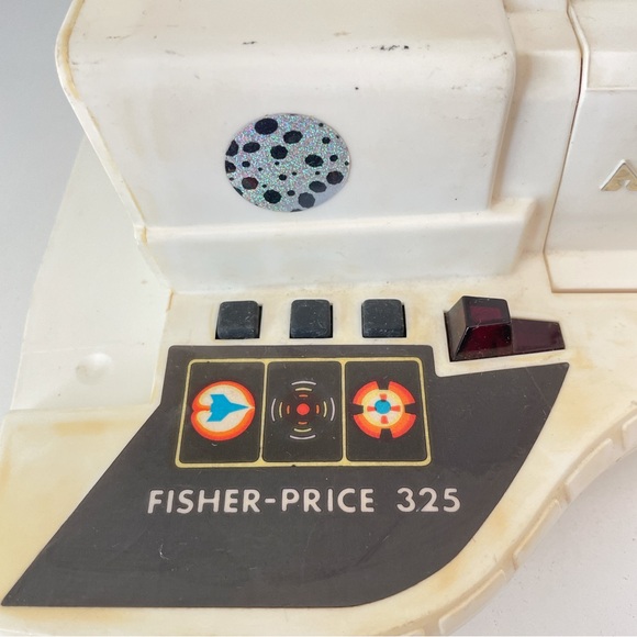 Vintage 1979 Fisher Price Collectible Toy 325 Alpha Probe Space Shuttle USA Made - Picture 7 of 13